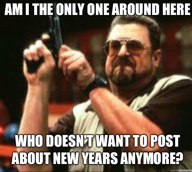 Am i the only one around here Who doesnt want to post about - Angey Walter