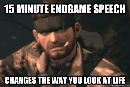 15 minute endgame speech changes the way you look at life - GOOD GUY SNAKE