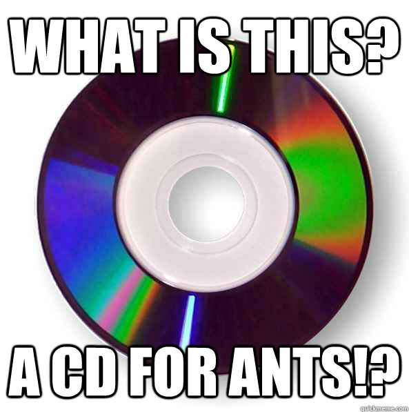 what is this a cd for ants - minicd
