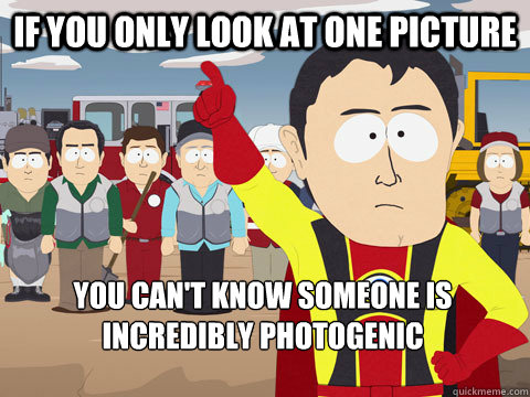 if you only look at one picture you cant know someone is in - Captain Hindsight