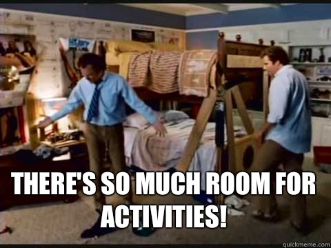 Theres so much room for activities - Step Brothers Bunk Beds