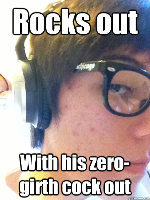 rocks out with his zerogirth cock out - Pedberg