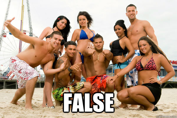 false - 