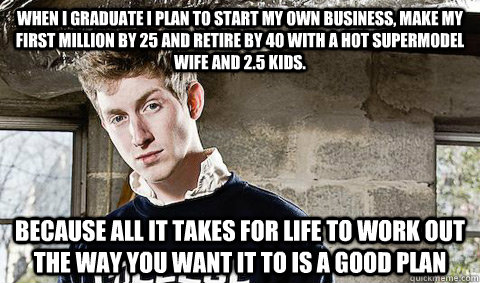 when i graduate i plan to start my own business make my fir - Young Libertarian