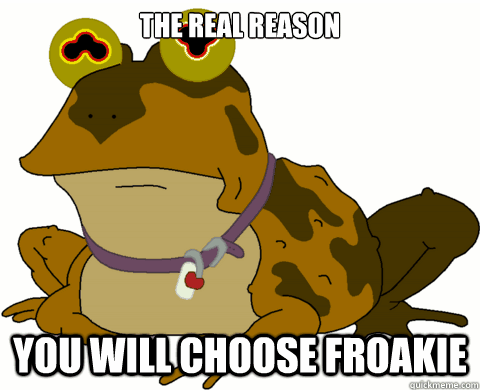 the real reason you will choose froakie - Hypnotoad GIF
