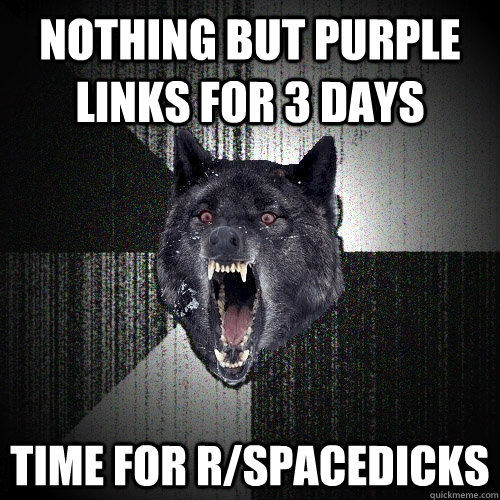 nothing but purple links for 3 days time for rspacedicks - Insanity Wolf