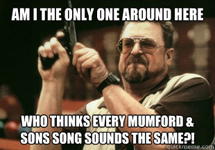 am i the only one around here who thinks every mumford son - Am I the only one around here