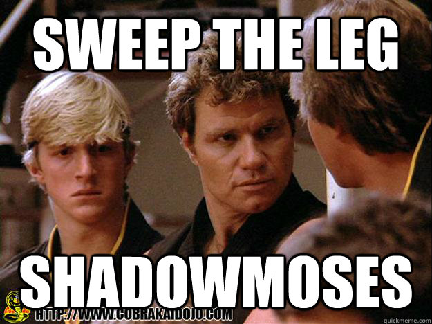 sweep the leg shadowmoses - Cobra Kai