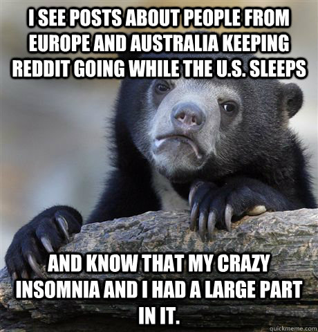 i see posts about people from europe and australia keeping r - Confession Bear