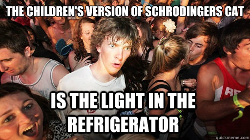 the childrens version of schrodingers cat is the light in t - Sudden Clarity Clarence