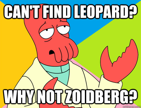 cant find leopard why not zoidberg - Futurama Zoidberg