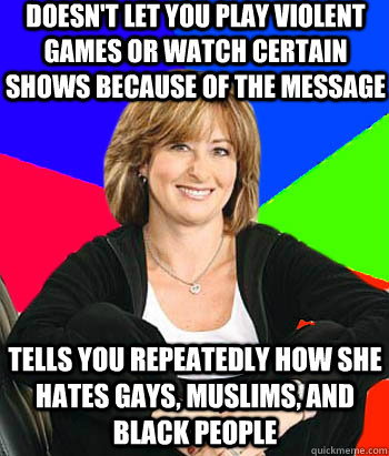 doesnt let you play violent games or watch certain shows be - Sheltering Suburban Mom