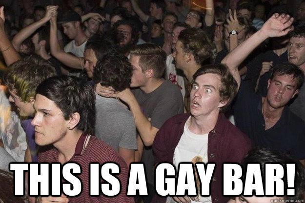 this is a gay bar -