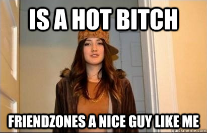 is a hot bitch friendzones a nice guy like me - Scumbag Stacy