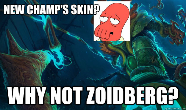 new champs skin why not zoidberg - THRESH ZOIDBERG