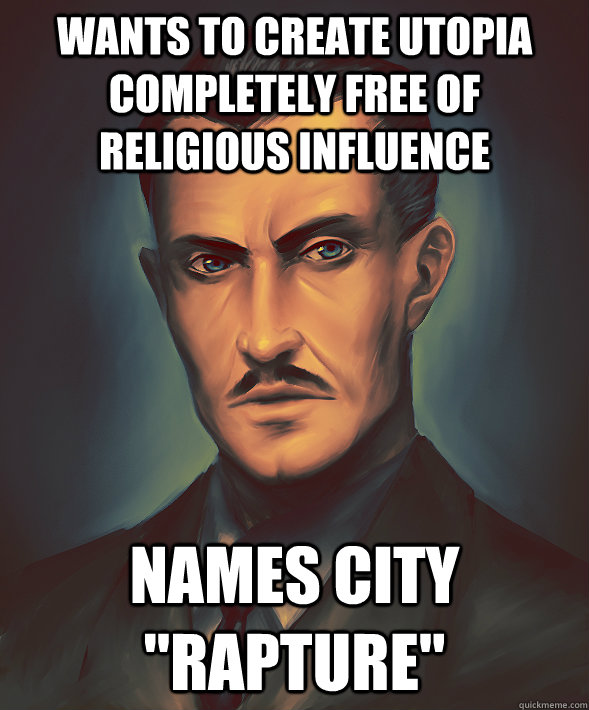 wants to create utopia completely free of religious influenc -