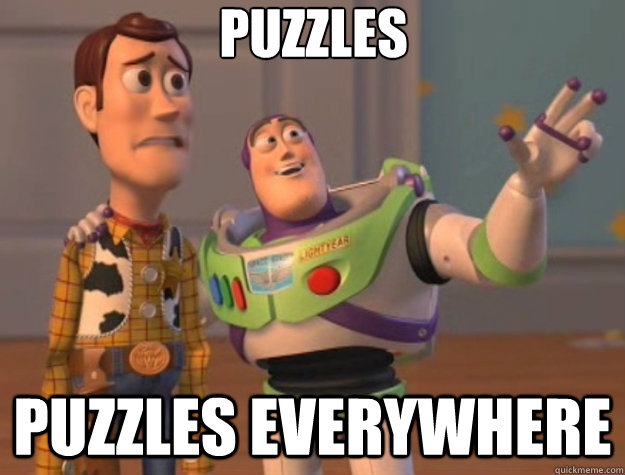 puzzles puzzles everywhere - Toy Story