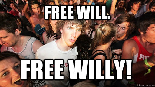 free will free willy - Sudden Clarity Clarence