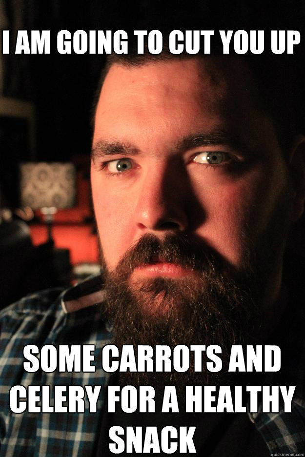 i am going to cut you up some carrots and celery for a healt - Dating Site Murderer