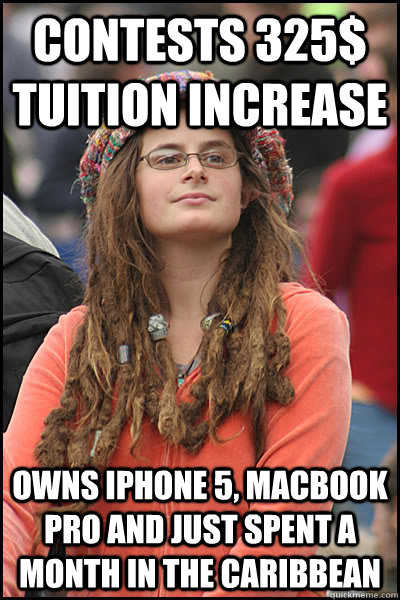 contests 325 tuition increase owns iphone 5 macbook pro a - College Liberal