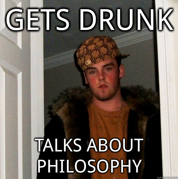 gets drunk look how red hes getting - Scumbag Steve