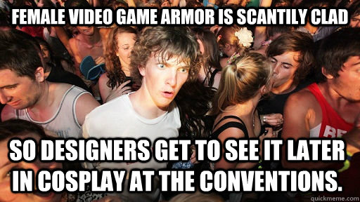 female video game armor is scantily clad so designers get to - Sudden Clarity Clarence