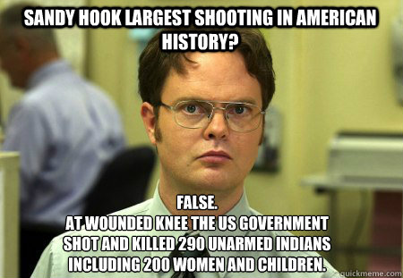 sandy hook largest shooting in american history false at - Schrute