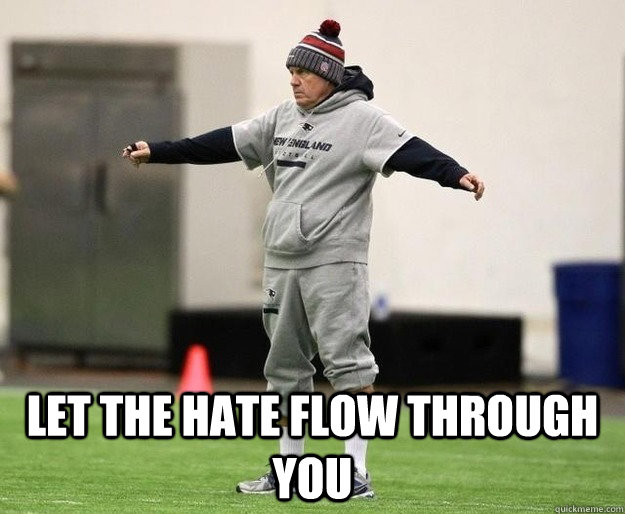 let the hate flow through you -