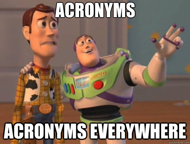 acronyms acronyms everywhere - Toy Story