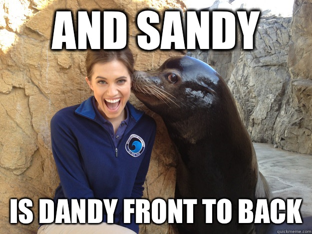 And sandy Is dandy front to back - Crazy Secret