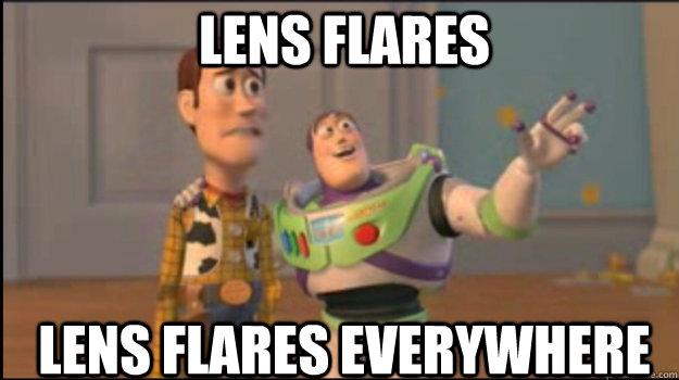 lens flares lens flares everywhere - Buzz and Woody