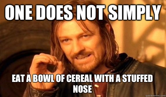 ONE DOES NOT SIMPLY TELL HIS GRANDMA HES NOT HUNGRY - One Does Not Simply