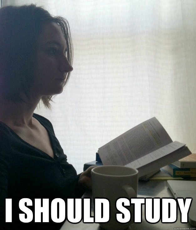 i should study -