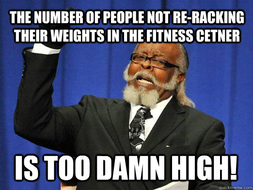 the number of people not reracking their weights in the fit - I am too damn high