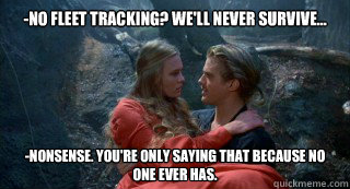no fleet tracking well never survive nonsense youre - princess bride