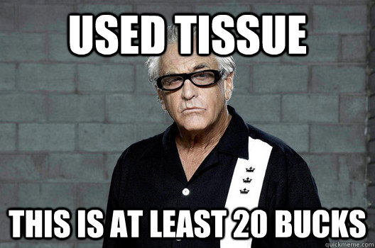 used tissue this is at least 20 bucks - Storage Wars
