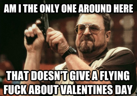 am i the only one around here that doesnt give a flying fuc - Am I the only one