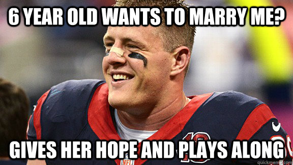 6 year old wants to marry me gives her hope and plays along -