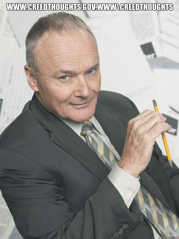 wwwcreedthoughtsgovwwwcreedthoughts - Creed on ED