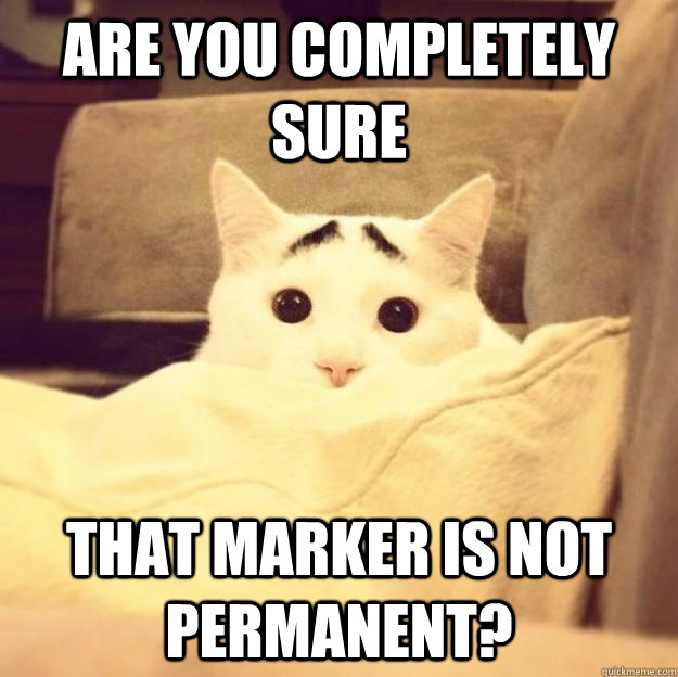are you completely sure that marker is not permanent -