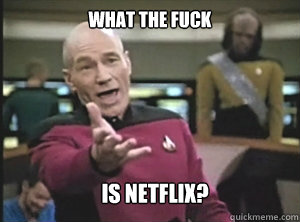 what the fuck is netflix - Annoyed Picard