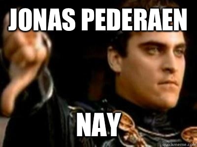Jonas Pederaen Nay - Downvoting Roman