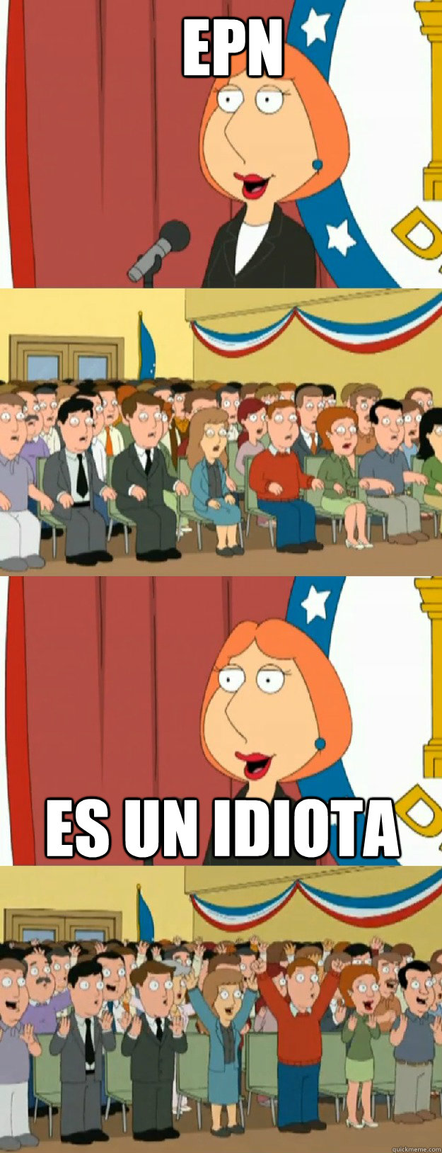 epn es un idiota - Lois Griffin
