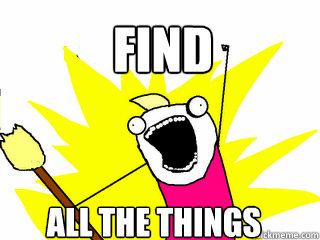 find all the things - All The Things