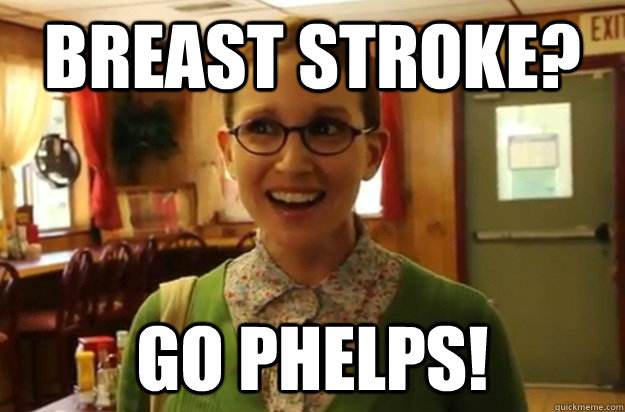 breast stroke go phelps - Sexually Oblivious Female