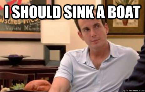 i should sink a boat - Sophisticated Gob