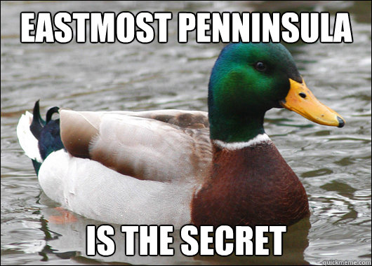 eastmost penninsula is the secret - Actual Advice Mallard
