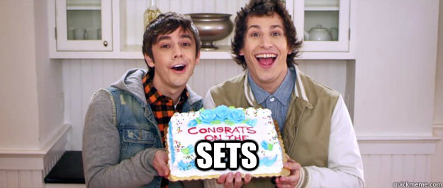 sets - Congrats on the sex
