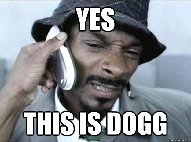 yes this is dogg -