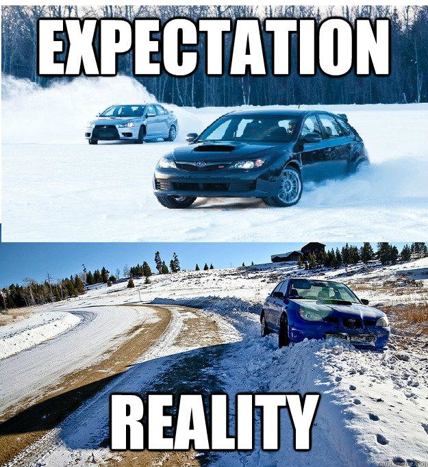 expectation reality -